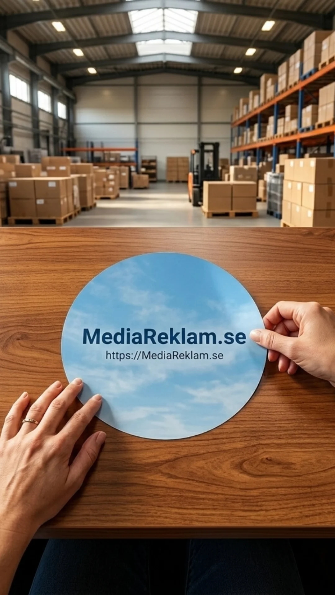 Tryck klistermärken och etiketter med egen design