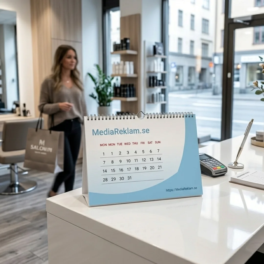 Trycka kalender och trycka egen kalender hos MediaReklam.se i Stockholm.